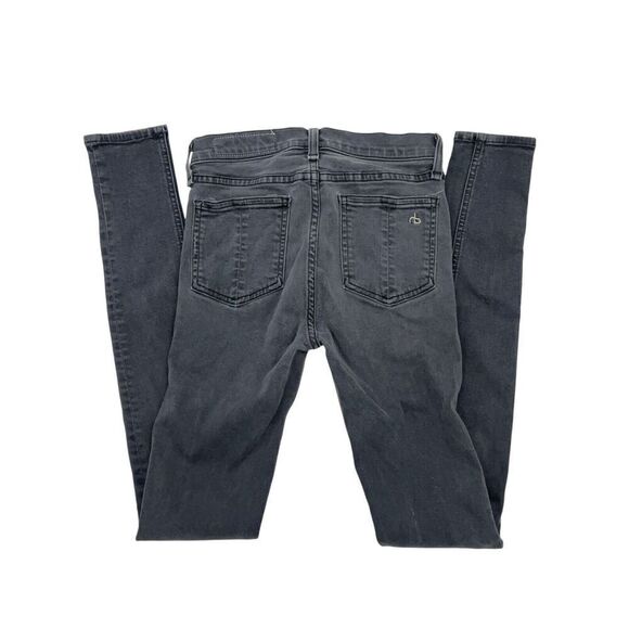 Rag & Bone High Rise Leggings Black Women's Size 25 Stretchy 30" Inseam - Picture 4 of 11